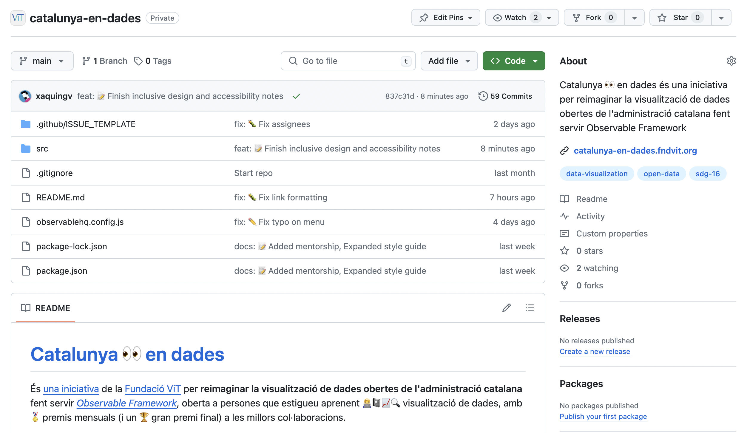 Imatge del repositori a GitHub